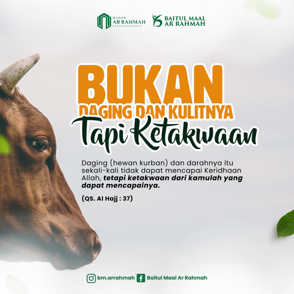 qurban menambah ketakwaan